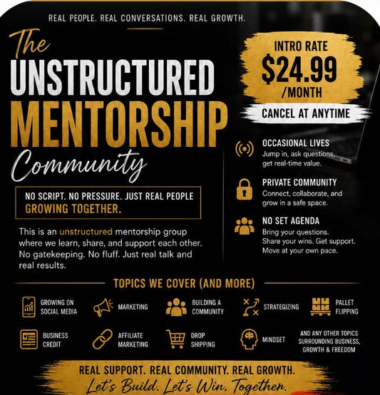 The Unstructured Mentorship Online Community