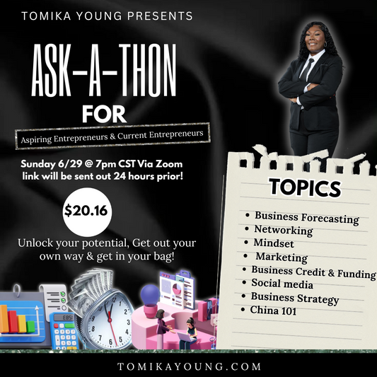 Ask-A-Thon for aspiring & current Entrepreneurs